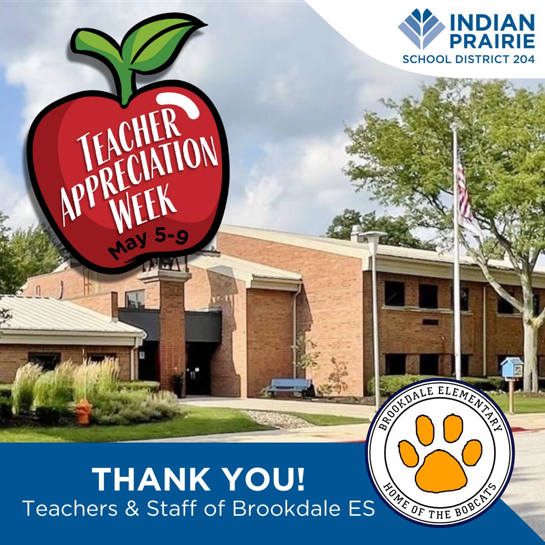 Indian Prairie 204 (@ipsd204) on Twitter photo This National Teacher Appreciation Week, let’s make sure our teachers and staff at <a href="/BrookdaleBobcat/">Brookdale School</a> feel valued! You can find resources to help you Thank a Teacher here: pta.org/thankateacher #ThankATeacher This National Teacher Appreciation Week, let’s make sure our teachers and staff at <a href="/BrookdaleBobcat/">Brookdale School</a> feel valued! You can find resources to help you Thank a Teacher here: pta.org/thankateacher #ThankATeacher