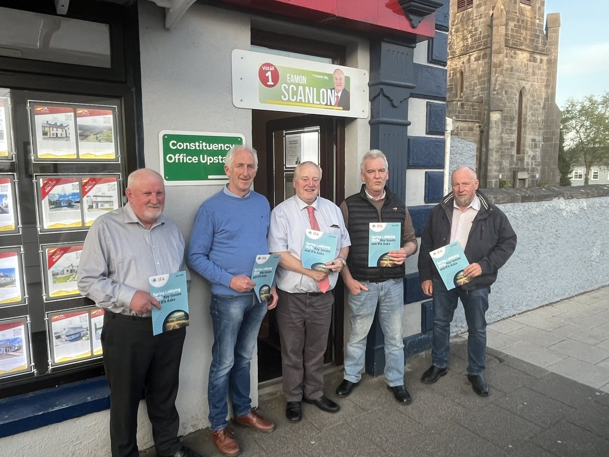 SeanMcKeon1973's tweet image. Sligo/Leitrim @IFAmedia lobby meeting with
Eamon Scanlon @fiannafailparty on current spring lobbying campaign. GAEC2, ACRES payment delays, TB, Mercosur and nitrates derogation.