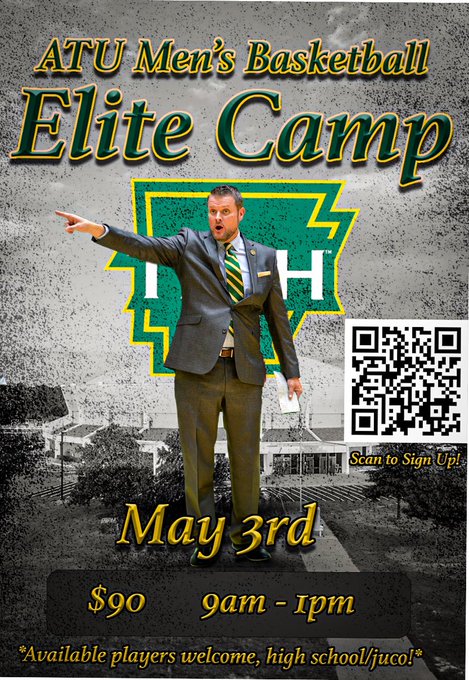 There is still time to join us for Elite/Available's Camp on Saturday here in Russellville, AR.  It will be a great day of hoops where we will get to evaluate your game as a staff.  Stay for our afternoon Offensive Skills camp and learn how to score the ball from our players and