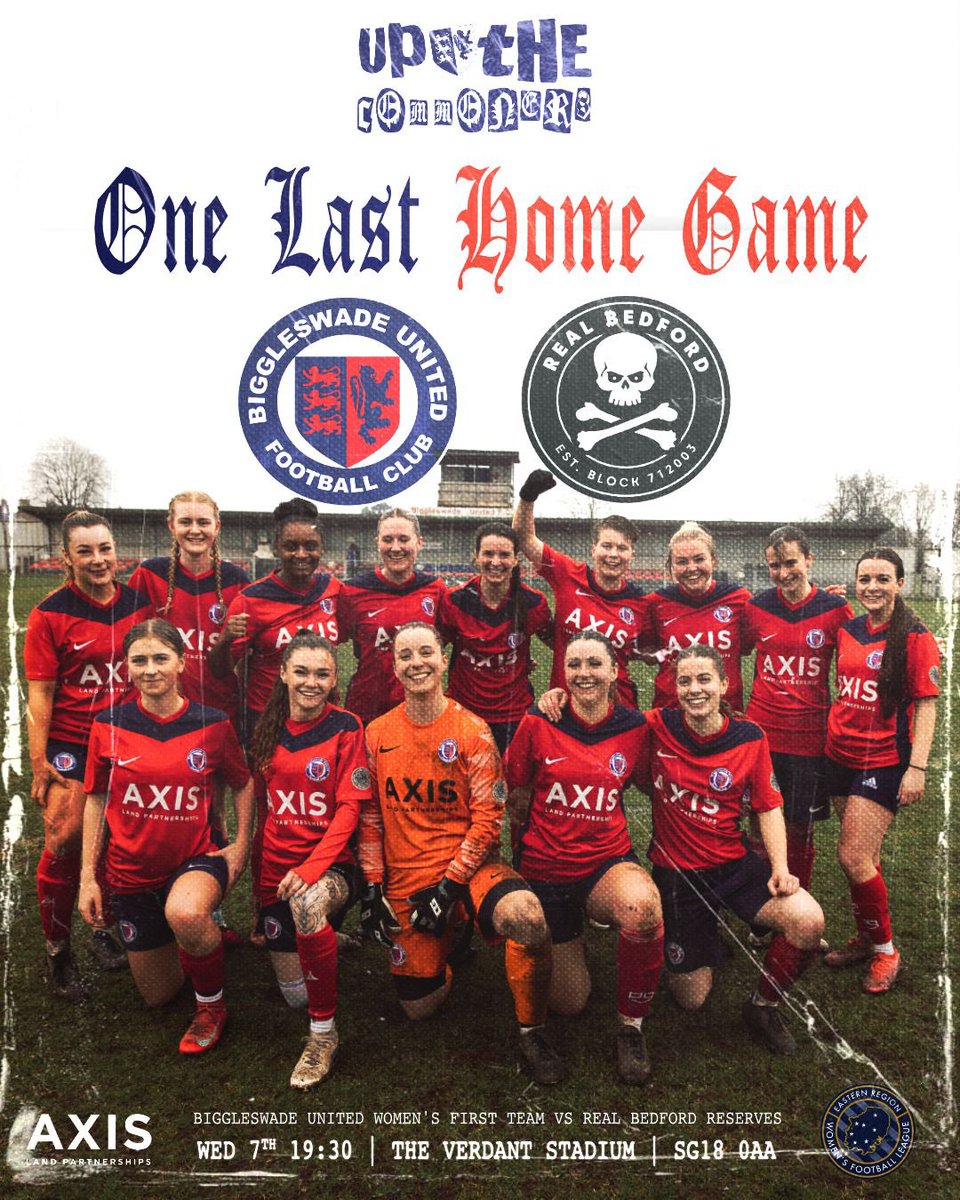 Biggleswade United (@biggleswadeutd) on Twitter photo MAY AT THE VERDANT STADIUM!
Our <a href="/WomenBUFC/">Biggleswade United Women's Senior Teams</a> First team take centre stage this month <a href="/verdantfp/">@verdantfp</a> Stadium in last home match of season!
Join us on Wednesday 7th May Biggleswade United Women First Team vs <a href="/RBFCWomen/">Real Bedford Women 🏆🏆</a> Reserves! MAY AT THE VERDANT STADIUM!
Our <a href="/WomenBUFC/">Biggleswade United Women's Senior Teams</a> First team take centre stage this month <a href="/verdantfp/">@verdantfp</a> Stadium in last home match of season!
Join us on Wednesday 7th May Biggleswade United Women First Team vs <a href="/RBFCWomen/">Real Bedford Women 🏆🏆</a> Reserves!