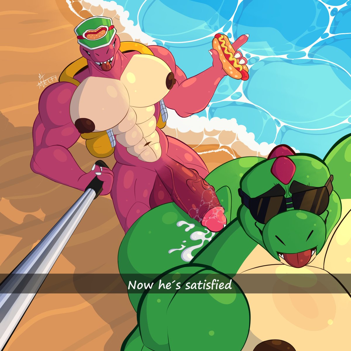 A Hot Doug w Horny Buzz
#rule34 #furryartist #furryartwork