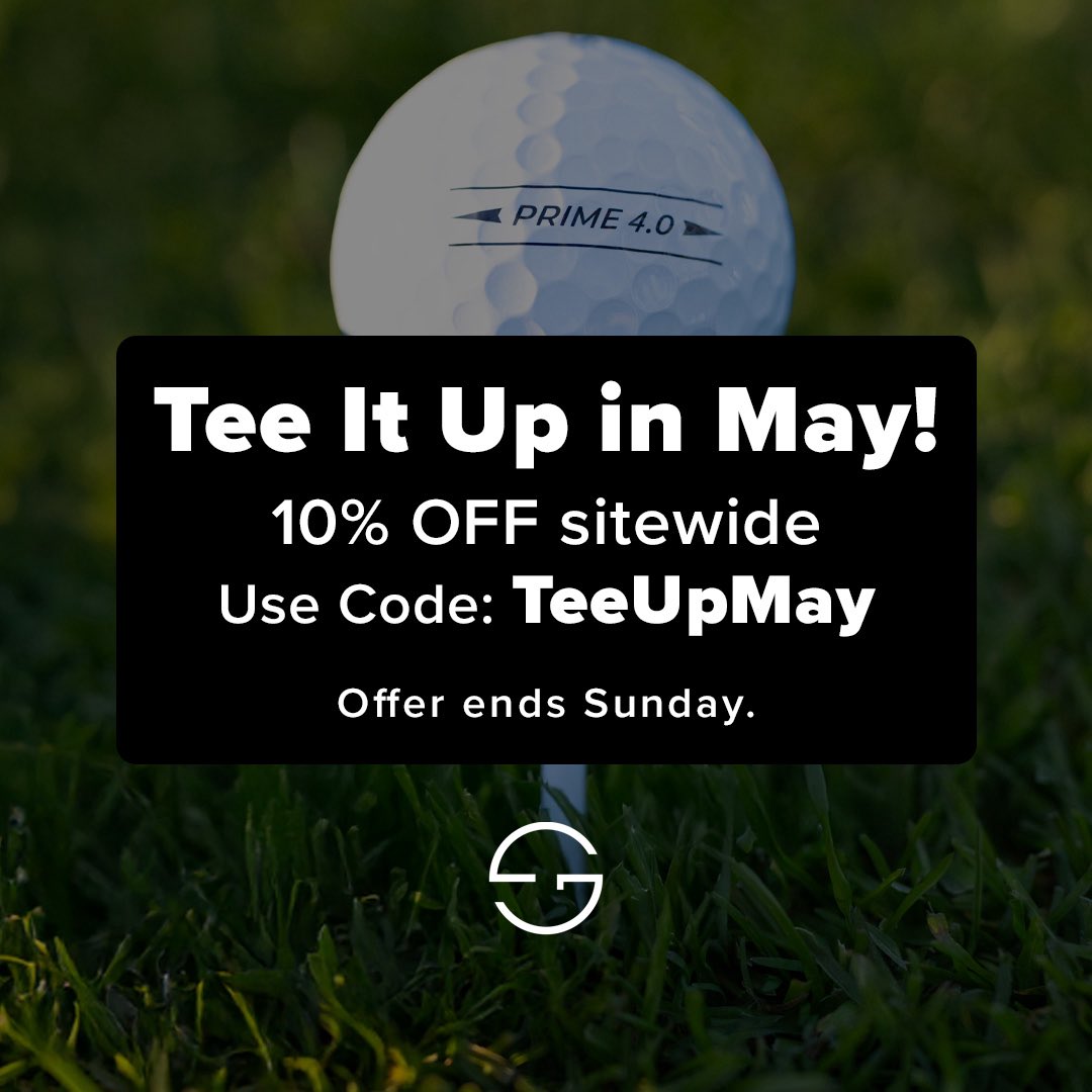 10% Off site wide through this weekend ⛳️ snellgolf.com #golf