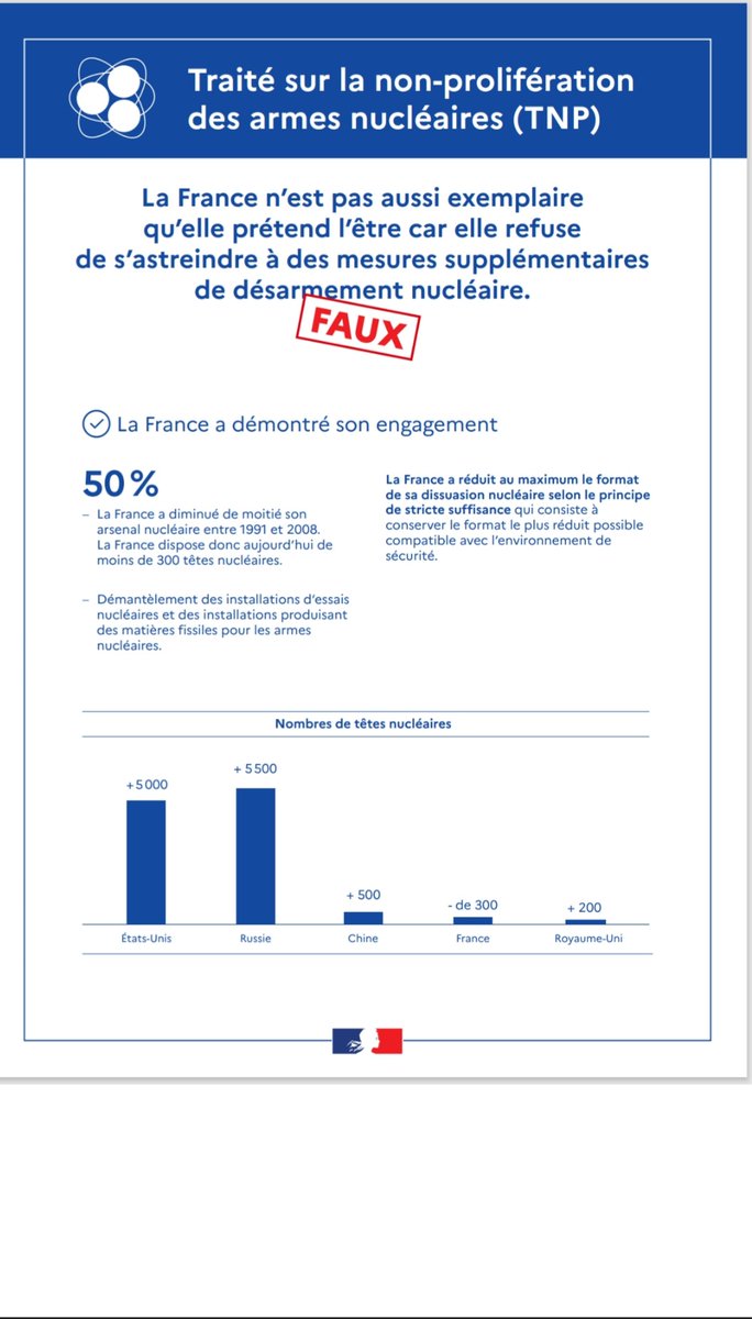 ✖ Idée reçue sur le désarmement nucléaire : quelques faits pour y voir plus clair... #PrepCom #TNP