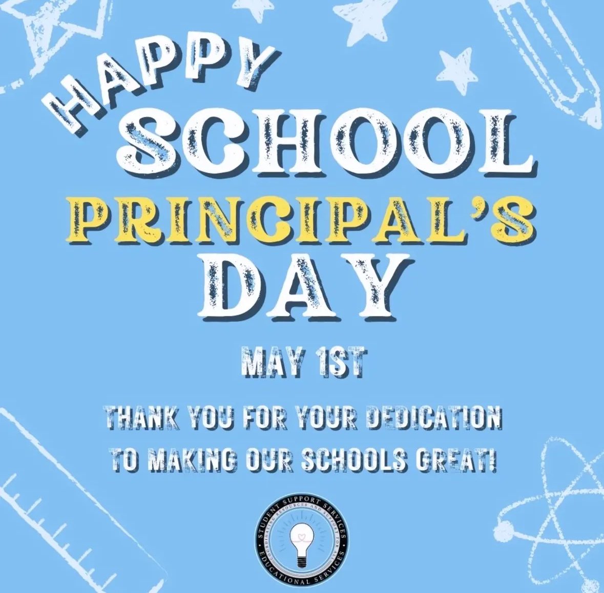 Happy School Principal Day! Thank you to all our school leaders for their dedication to making our schools great! 🌟#WeArePBV #PBVUSD #ThankAPrincipal