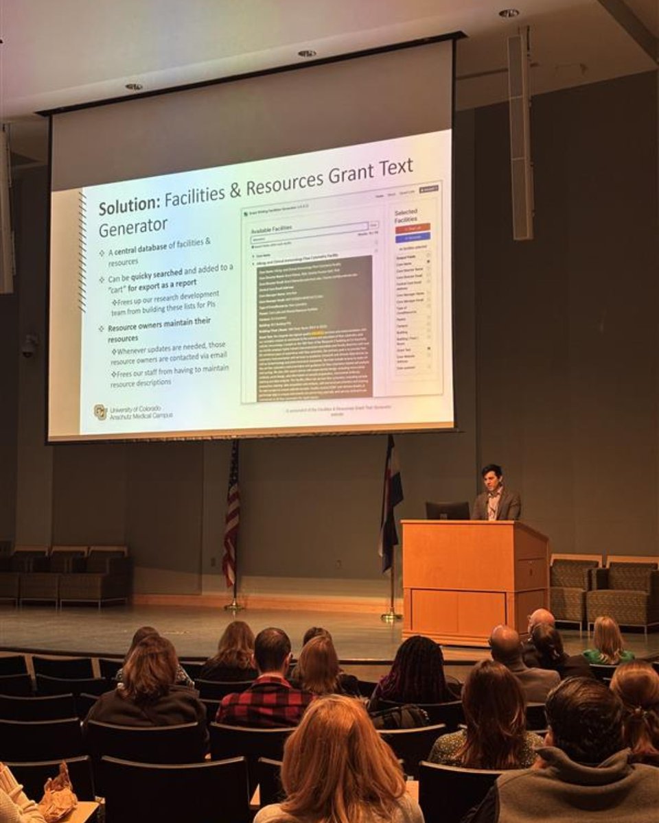 CU Department of Biomedical Informatics (DBMI) (@cubiomedinfo) on Twitter photo DBMI was excited to take part in the <a href="/CUMedicalSchool/">CU School of Medicine</a> Administrative Showcase! Andrew Krahulik and Faisal Alquaddoomi led insightful presentations on enhancing workflows through automated effort reconciliation and the facilities and resources grant text generator. DBMI was excited to take part in the <a href="/CUMedicalSchool/">CU School of Medicine</a> Administrative Showcase! Andrew Krahulik and Faisal Alquaddoomi led insightful presentations on enhancing workflows through automated effort reconciliation and the facilities and resources grant text generator.