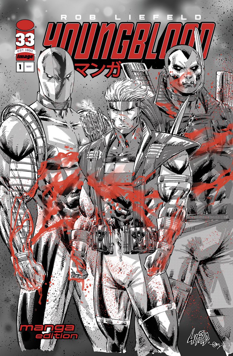 The Youngblood #1 Manga Editions are up! Get em while supplies last! robliefeldcreations.com