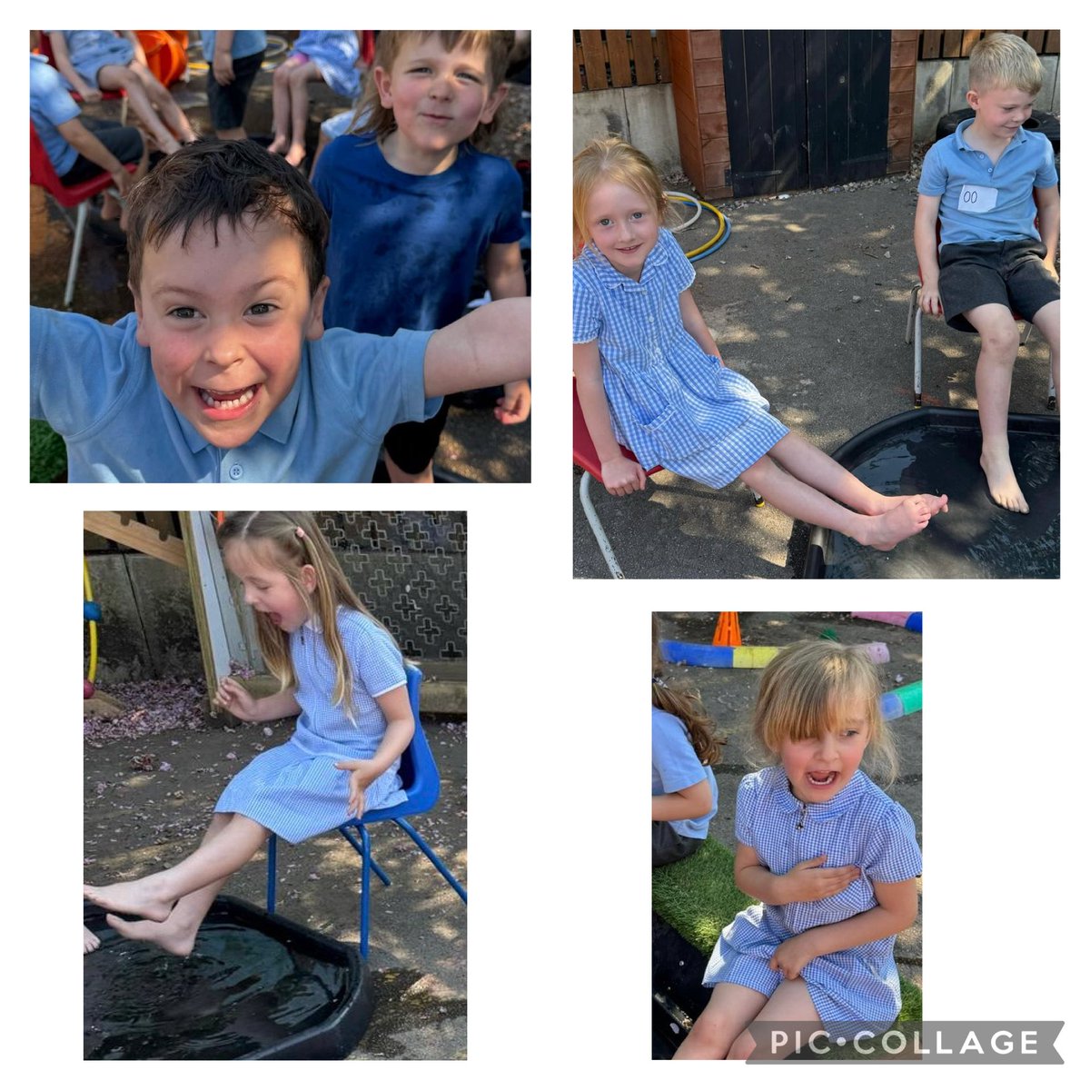 thingwallprima1's tweet photo. ππItβs been an outdoor/foot spa/water play sort of day in FS2. Look at all those smiley faces, enjoying each otherβs company in the sunshine. Paddling pools on the playground with all our friends, what a treat! @OakTreesMAT #TPSCollaboration ππ https://t.co/VpMrpjOwcK