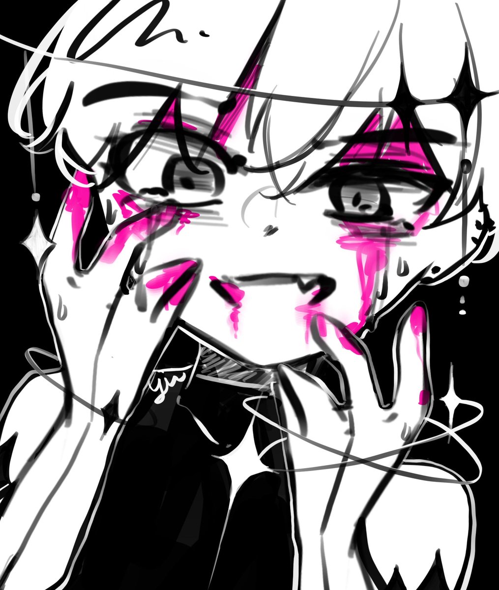 Just casually thinking about the fukouna girl animation I saw cuz I was curious what was it ((mom... I'm scared...👉👈