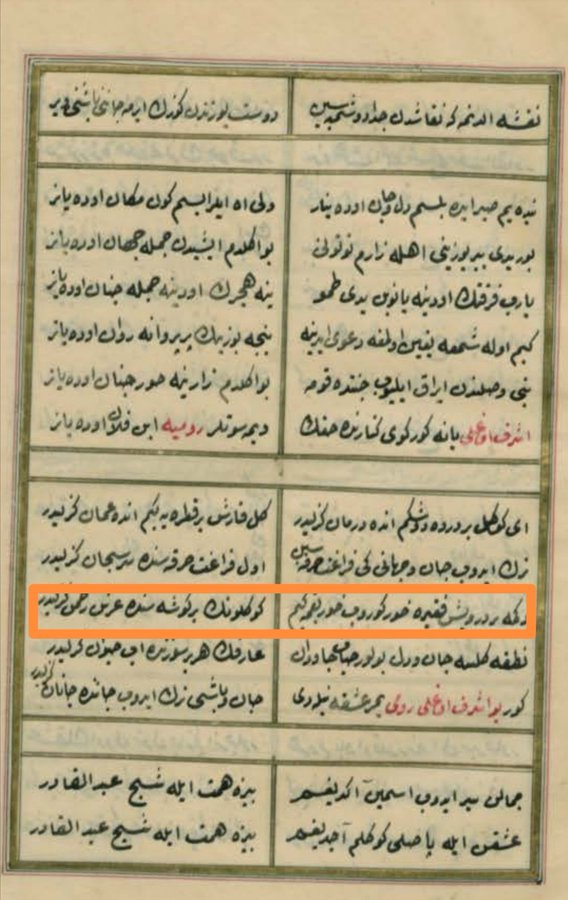 Türk şiirindeki en güzel nasihat ve ikazlardan biri şu beyittir. Daima kulakta küpe olması lazım:

“Degme bir derviş fakire hor görüp hor bakma kim
Gönlünün bir köşesinde arş-ı rahman gizlidir”