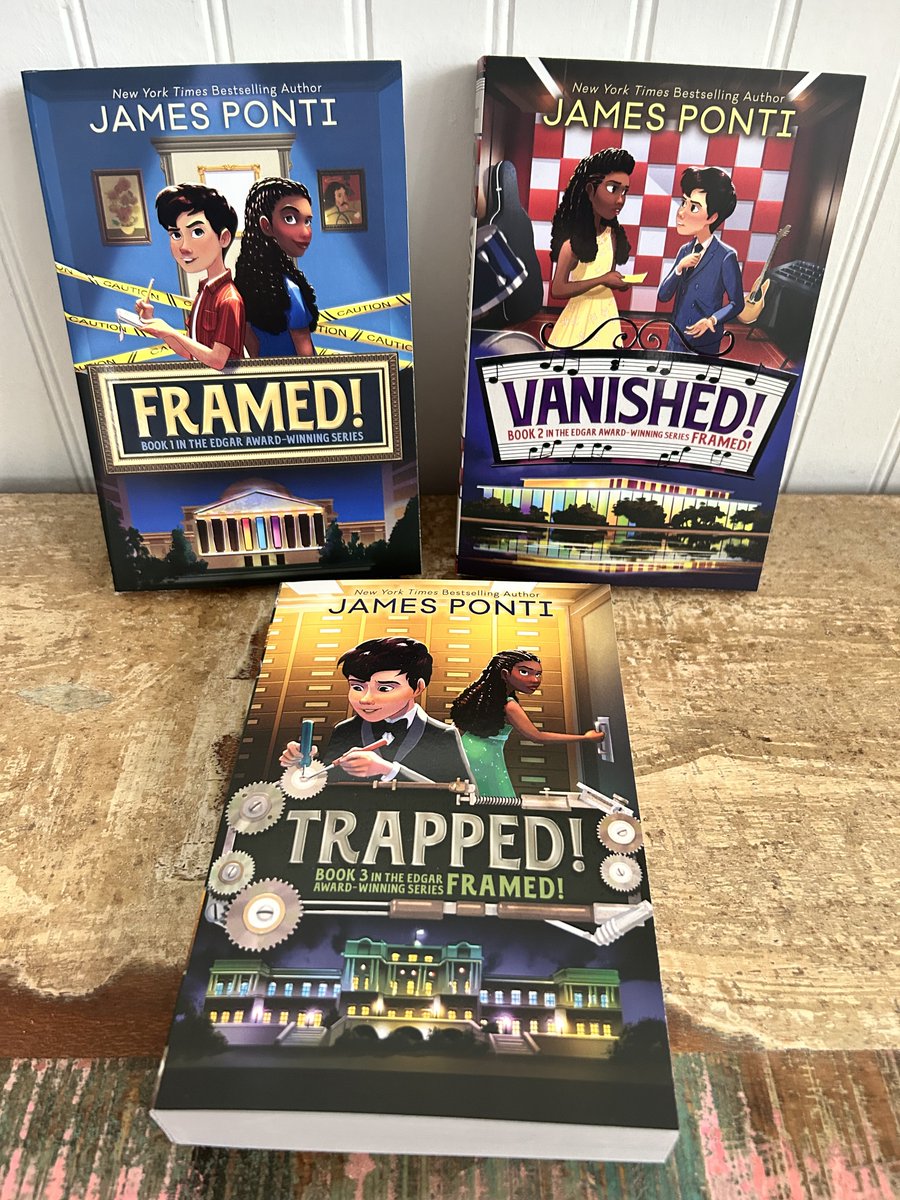 James Ponti (@jamesponti) on Twitter photo I'm giving away two sets of the Framed! trilogy with their beautiful new covers. Retweet this post and you're automatically entered for a chance to win. I'll pick random winners in a few days. <a href="/SimonKIDS/">Simon Kids</a> I'm giving away two sets of the Framed! trilogy with their beautiful new covers. Retweet this post and you're automatically entered for a chance to win. I'll pick random winners in a few days. <a href="/SimonKIDS/">Simon Kids</a>