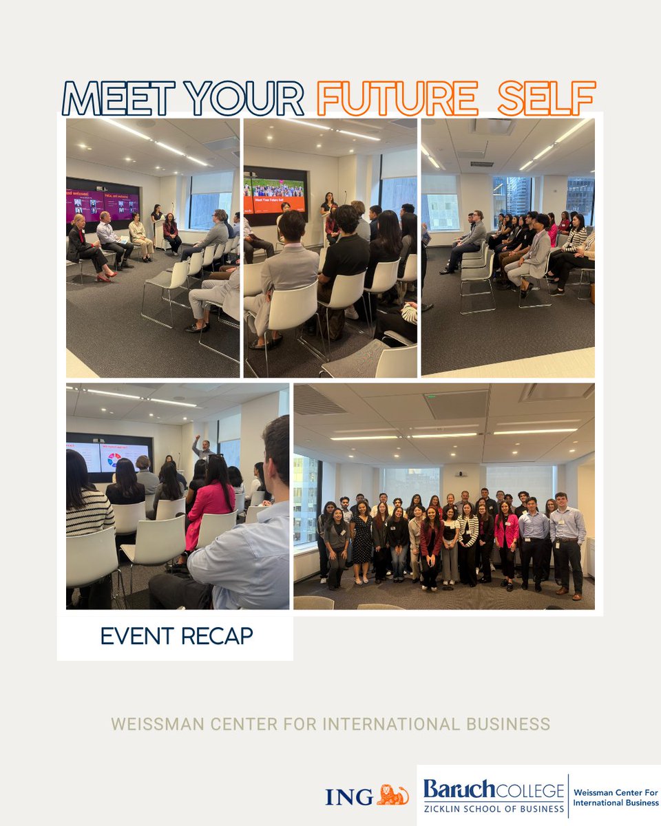 The Weissman Center for International Business hosted an exclusive event at ING’s NYC office, connecting students with industry leaders. 🌍 

Thanks to Nick Smit and the European American Chamber of Commerce for empowering future finance professionals. 👔