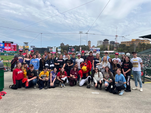 Our Scholar Athletes spent the day at Innovative Field for the Career in Sports Day event! Thank you to the <a href="/RocRedWings/">Rochester Red Wings</a> for hosting!
