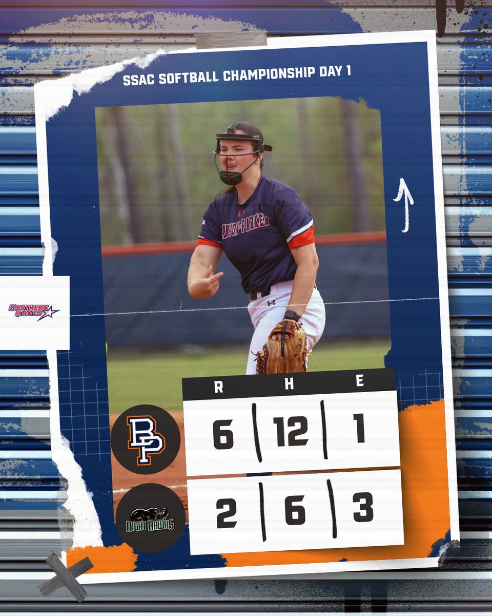 A big upset win for @bpcathletics at the SSAC Softball Championship!