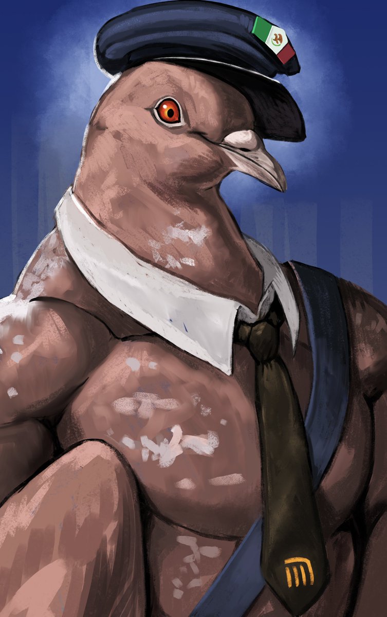 Este es Canelo, la paloma que vigila las estaciones del metro de Ciudad de México...