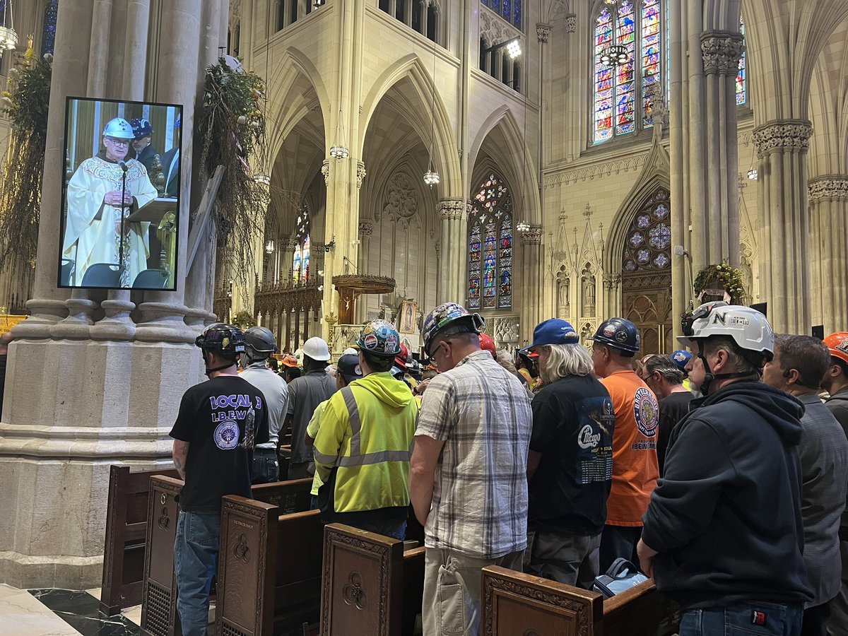 NYC Building Trades (@nycbldgtrades) on Twitter photo On Wednesday, hundreds of hardhats gathered for The #AnnualMemorialMass, a solemn day for the <a href="/NYCBldgTrades/">NYC Building Trades</a>, where we pay tribute to those lost due to worksite accidents. The union construction community will forever be there for the families of those we honored. On Wednesday, hundreds of hardhats gathered for The #AnnualMemorialMass, a solemn day for the <a href="/NYCBldgTrades/">NYC Building Trades</a>, where we pay tribute to those lost due to worksite accidents. The union construction community will forever be there for the families of those we honored.