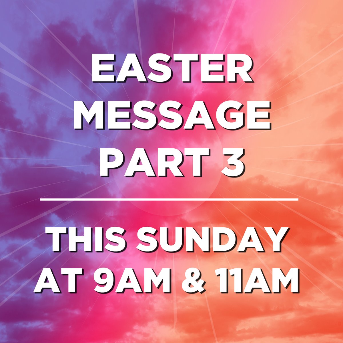 Join us tomorrow at Temple Baptist for Part 3 of our Easter Message, "Three Crosses of Calvary."  You don't want to miss the important conclusion to what we've learned the past two weeks.  Services are at 9am and 11am.  See you there!