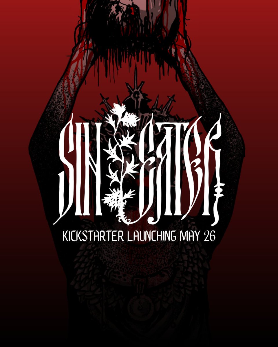 Hunters Entertainment (@hunters_ent) on Twitter photo Consume.
Absorb.
Absolve.
Condemn.
The official <a href="/Kickstarter/">Kickstarter</a> for SIN EATER launches May 26.
Sign up for updates here: bit.ly/3Gv62qv Consume.
Absorb.
Absolve.
Condemn.
The official <a href="/Kickstarter/">Kickstarter</a> for SIN EATER launches May 26.
Sign up for updates here: bit.ly/3Gv62qv