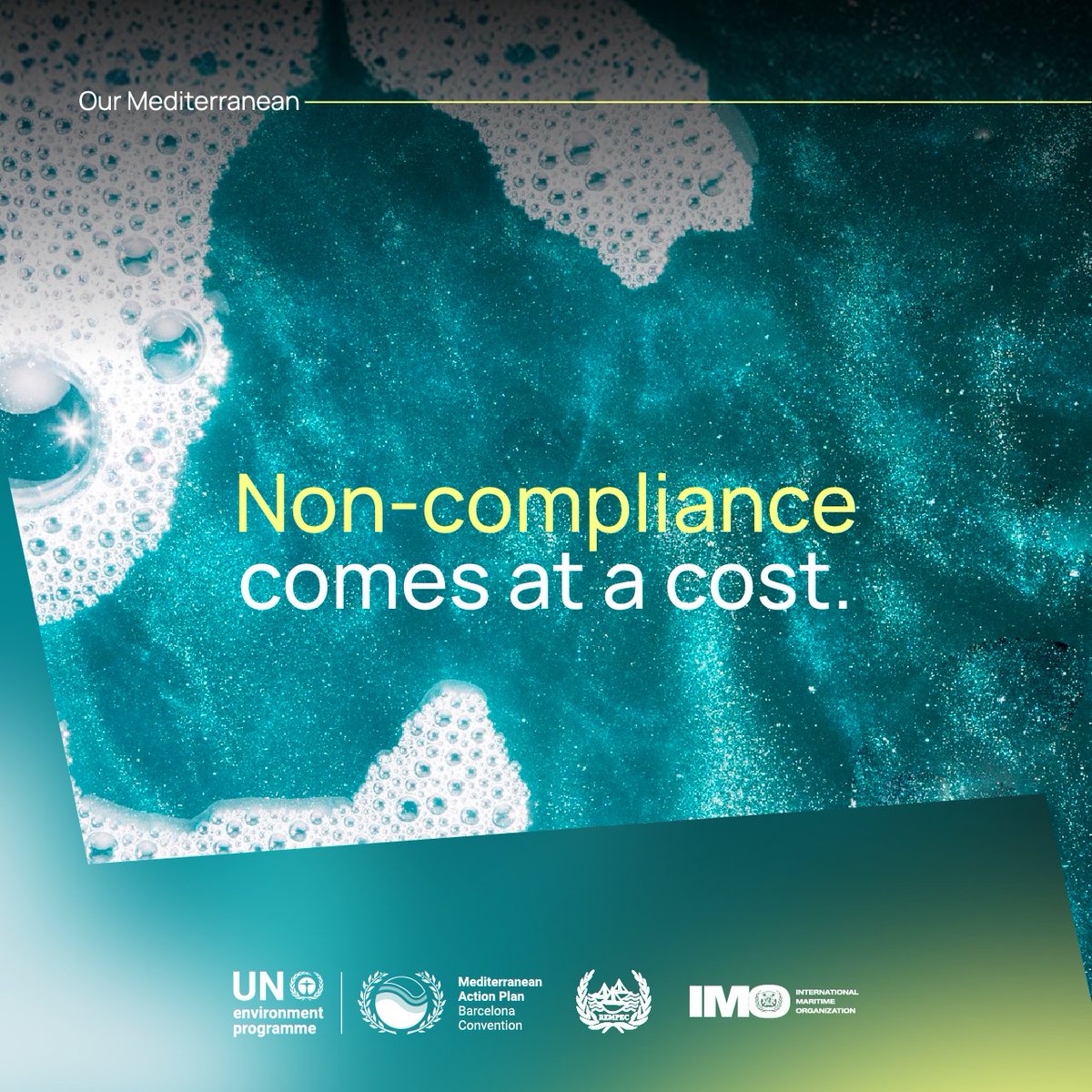 REMPECPage's tweet photo. Non-compliance risks ecosystems and communities. 

After May 1st, 2025, non-compliance with the Mediterranean Sulphur Emission Control Area’s requirement of 0.10% sulphur fuel content limit will have far-reaching consequences. Not only could ships face legal penalties and delays but will also contribute to pollution that harms the health of #Mediterraneanecosystems and #coastalcommunities. 

Increased emissions lead to poor air quality, which exacerbates respiratory issues and damages marine life.  

By staying compliant, we protect our seas and improve quality of life for millions of people in the Mediterranean. ✅🌊

Read about the regulations here: https://t.co/DpwAQkNSKR

#SulphurReduction #HealthierSeas 

-----------

🇫🇷 La non-conformité met en péril les écosystèmes et les communautés. 

À compter du 1er mai 2025, le non-respect des exigences de la Zone de contrôle des émissions d’oxydes de soufre de la mer Méditerranée concernant la teneur maximale en soufre de 0,10 % pour le combustible aura d’importantes conséquences. Si les navires non-conformes peuvent se voir infliger des sanctions légales et des retards, ils contribuent aussi à la pollution qui est préjudiciable pour la bonne santé des #écosystèmesméditerranéens et des #communautéscôtières. 

L’augmentation des émissions nuit à la qualité de l’air, ce qui accentue les problèmes respiratoires et porte atteinte à la vie marine.  

En maintenant la conformité, nous protégeons nos mers et améliorons la qualité de vie de millions de personnes dans la région méditerranéenne. ✅🌊 

#RéductionDuSoufre #MersPlusSaines 

@UNEPMAPNews  @REMPECPage  @IMOHQ