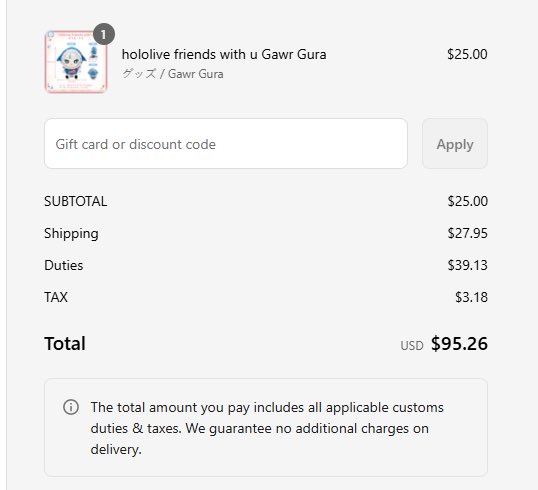 raiseapareo's tweet image. I HATE U DONALD TRUMP bc of these stupid tariffs it now costs ALMOST $100 for a $25 plushie. 🧍‍♀️