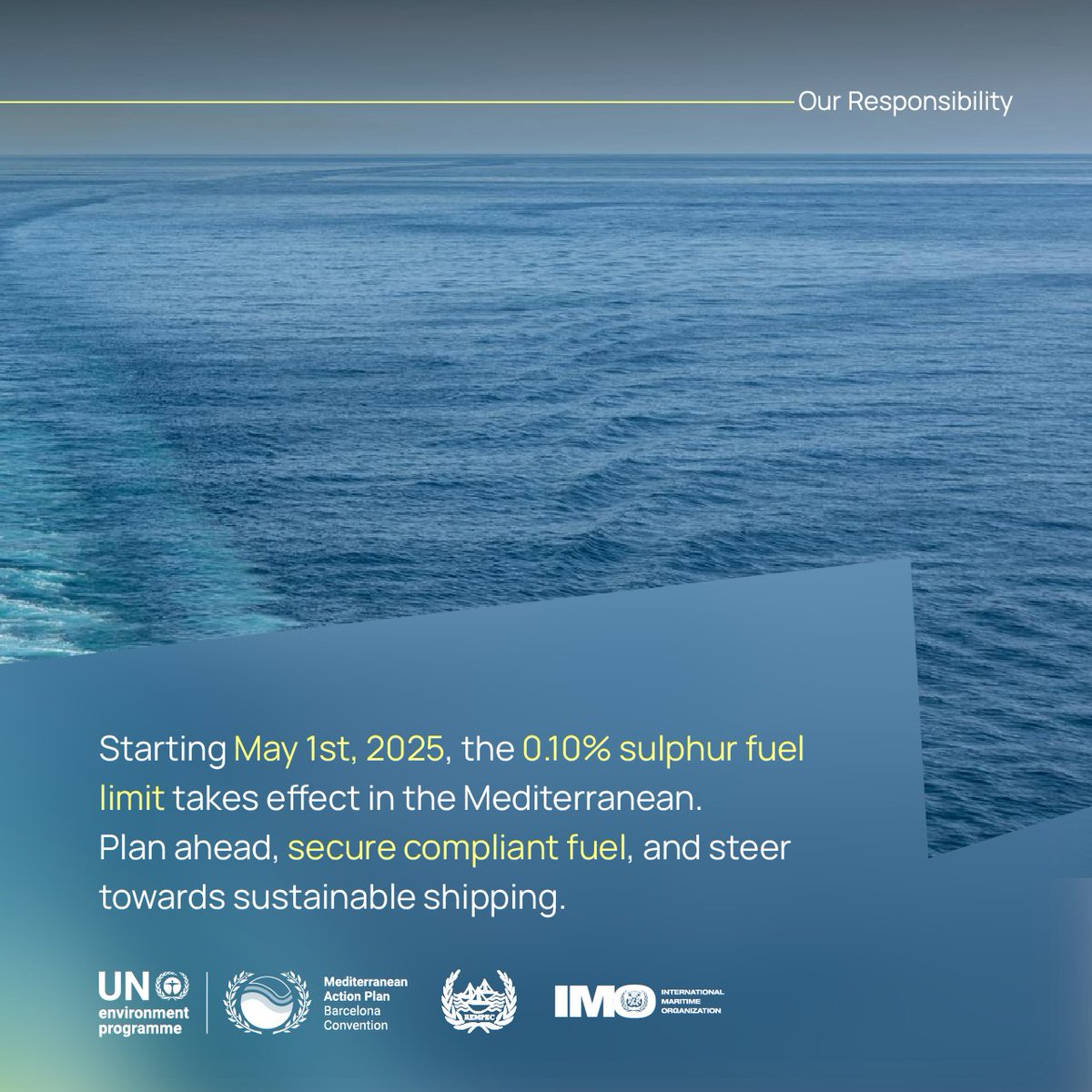 Adapt fuel strategies to new sulphur limits. 

With the enforcement of the 0.10% sulphur fuel content limit starting May 1st, 2025, it’s essential for ship owners and operators to adapt their fuel strategies in time. 

Securing access to compliant fuels, ensuring fuel procurement