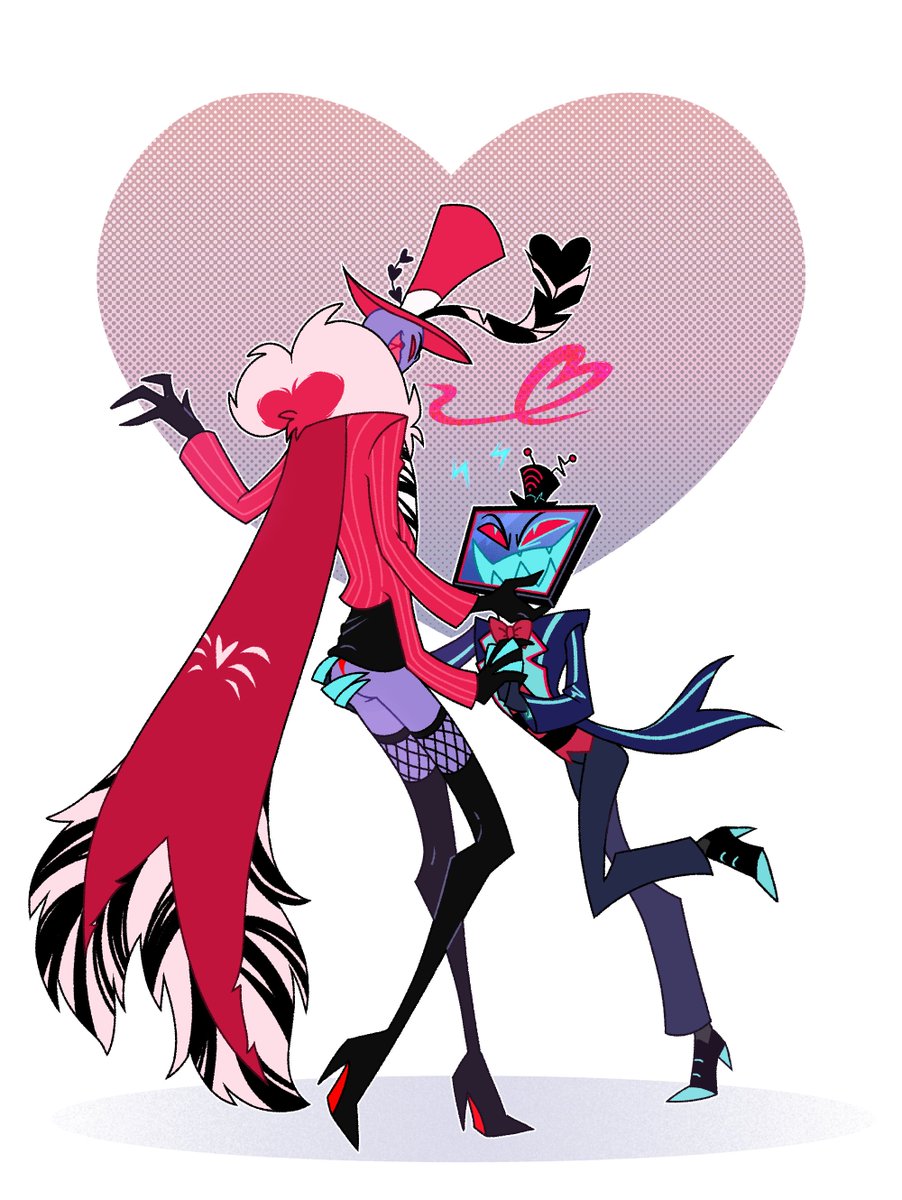 💘 I just need a hit of your lovedrug 💞

I started this drawing in March 2024... and I was inspired to finish it bc I love them so much 🥺

#VoxVal #StaticMoth #HazbinHotelFanart #HazbinHotel