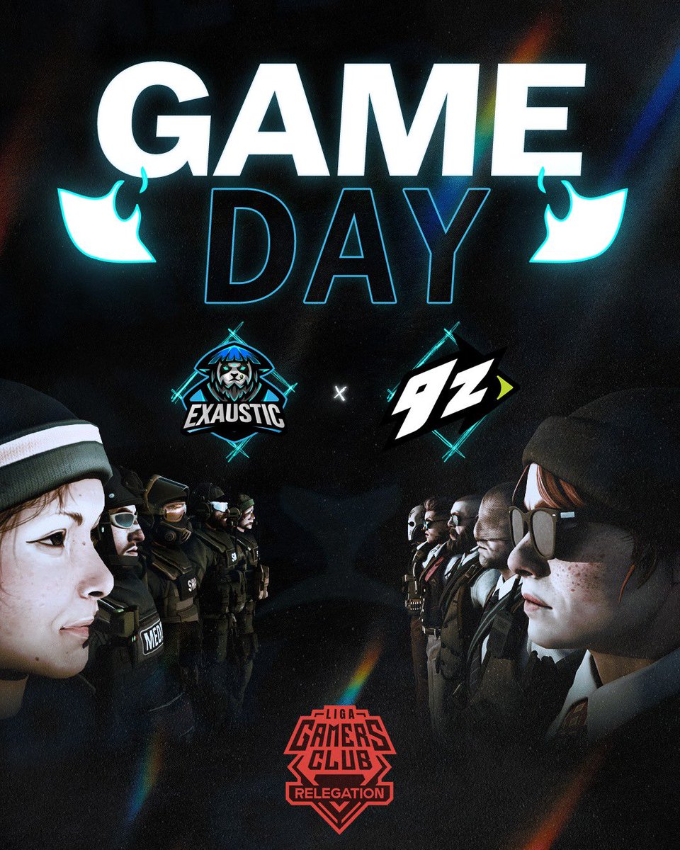 Nosso próximo adversário na lower da @gamersclubbr relegation será a @9zteam academy! 

Vamos juntos em busca do acesso para a série 🅰️!

#GoExaustic 🐼