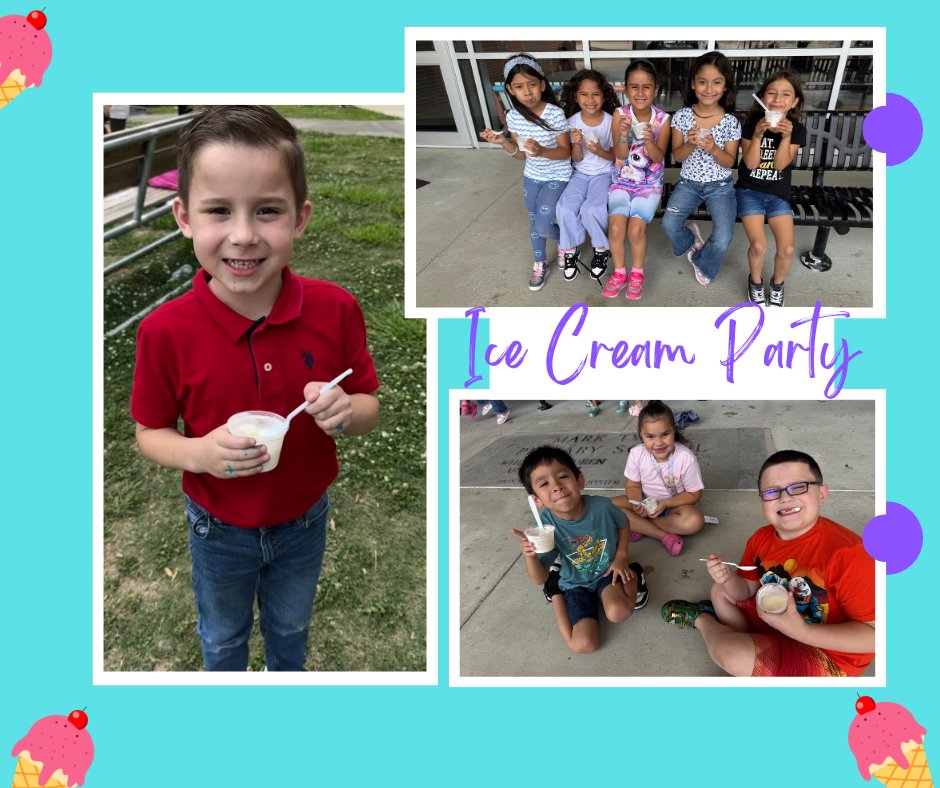 BIG TIGER Shout-out to all of our first graders! First grade won our 5th 6-week attendance challenge and earned an ice cream party during recess. Attendance Matters! Who will win the 6th 6-week attendance challenge? #MTE #MTETigers #AllinAlvinISD