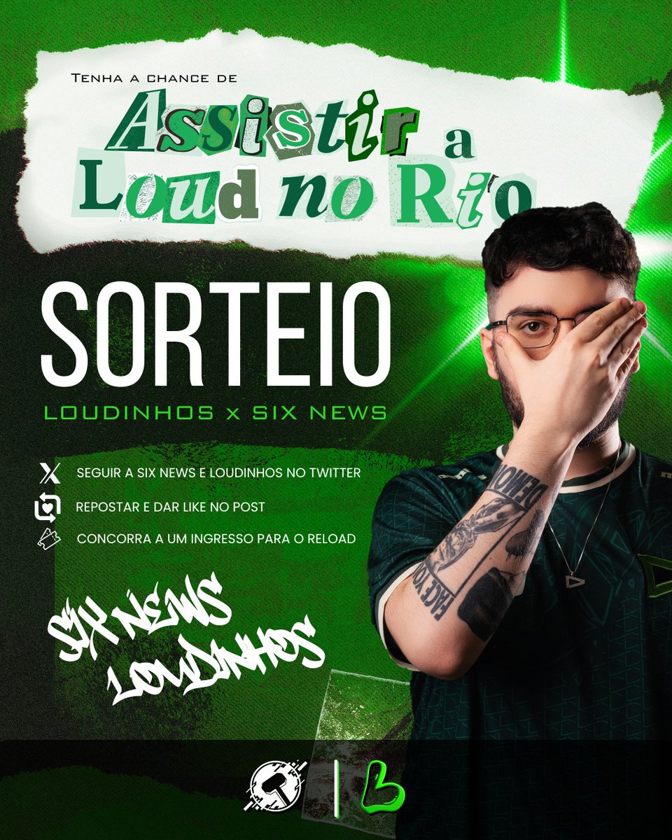 LOUDinhos 🇧🇷 (@loudinhos) on Twitter photo 📣VAI UM INGRESSO PRA RELOAD AÍ?
Pra comemorar a chegada da verduxa no cenário de RAINBOW SIX, <a href="/loudinhos/">LOUDinhos 🇧🇷</a> e <a href="/SixNewsBR/">Six News 🔴🔨</a> se juntaram e vem anunciar o primeiro ato dessa parceria: sortearemos um ingresso para as finais do RELOAD que ocorrerão no Rio de Janeiro de 16 a 18 de maio 📣VAI UM INGRESSO PRA RELOAD AÍ?
Pra comemorar a chegada da verduxa no cenário de RAINBOW SIX, <a href="/loudinhos/">LOUDinhos 🇧🇷</a> e <a href="/SixNewsBR/">Six News 🔴🔨</a> se juntaram e vem anunciar o primeiro ato dessa parceria: sortearemos um ingresso para as finais do RELOAD que ocorrerão no Rio de Janeiro de 16 a 18 de maio