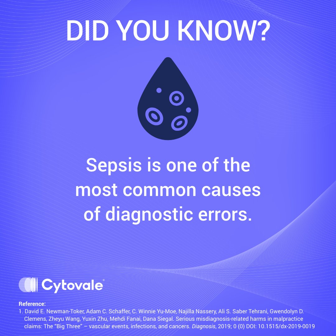 Sepsis misdiagnosis harms both patients and their physicians—leading to delayed treatment, long-term complications, and malpractice claims risks. 
 
Our latest blog explores the true cost of sepsis misdiagnosis: cytovale.com/understanding-… 
 
#Misdiagnosis