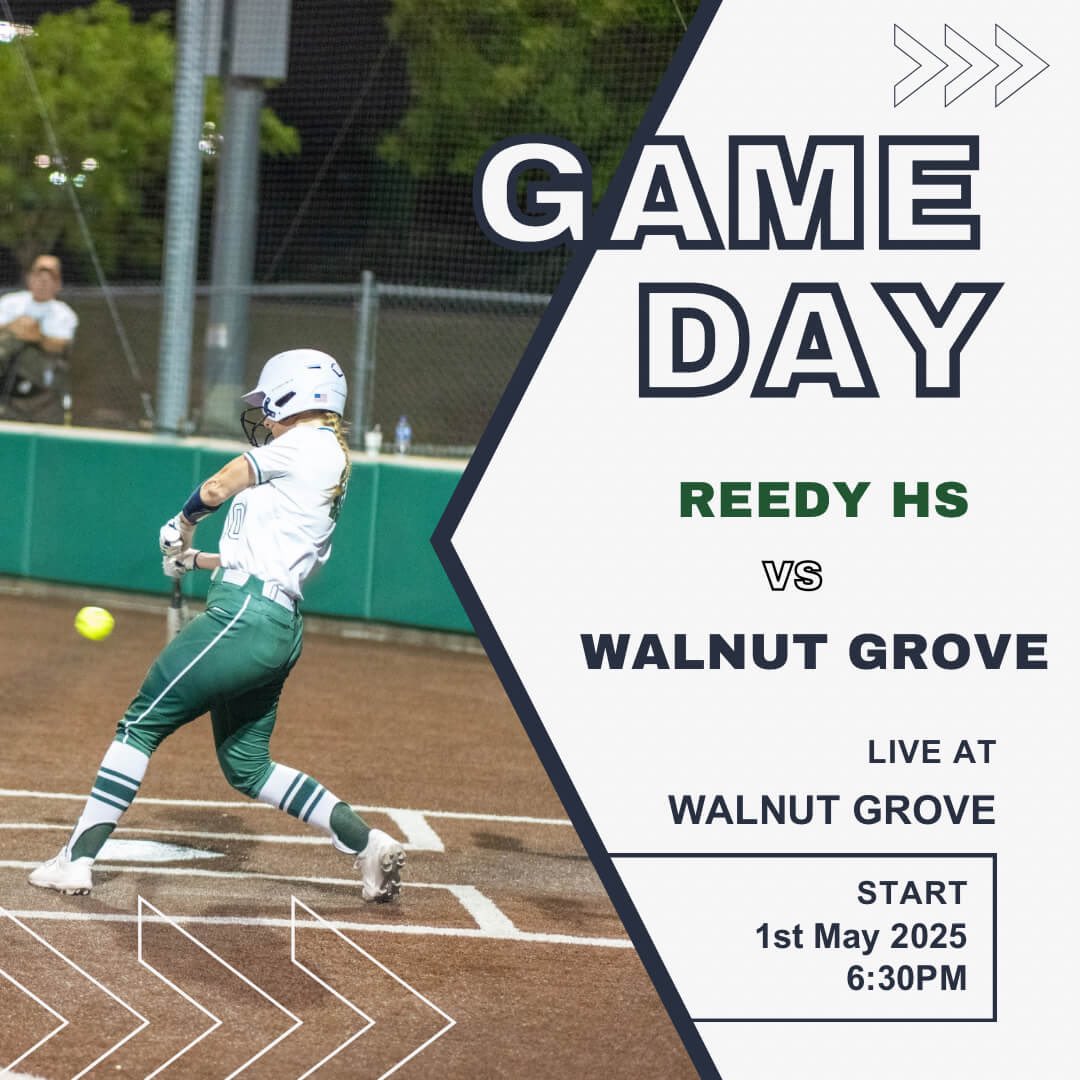 🥎Game Day - 2nd Round Game 1🥎
📆 Thursday, May 1st
🆚 Walnut Grove High School
📍Walnut Grove
⏰ 6:30 PM