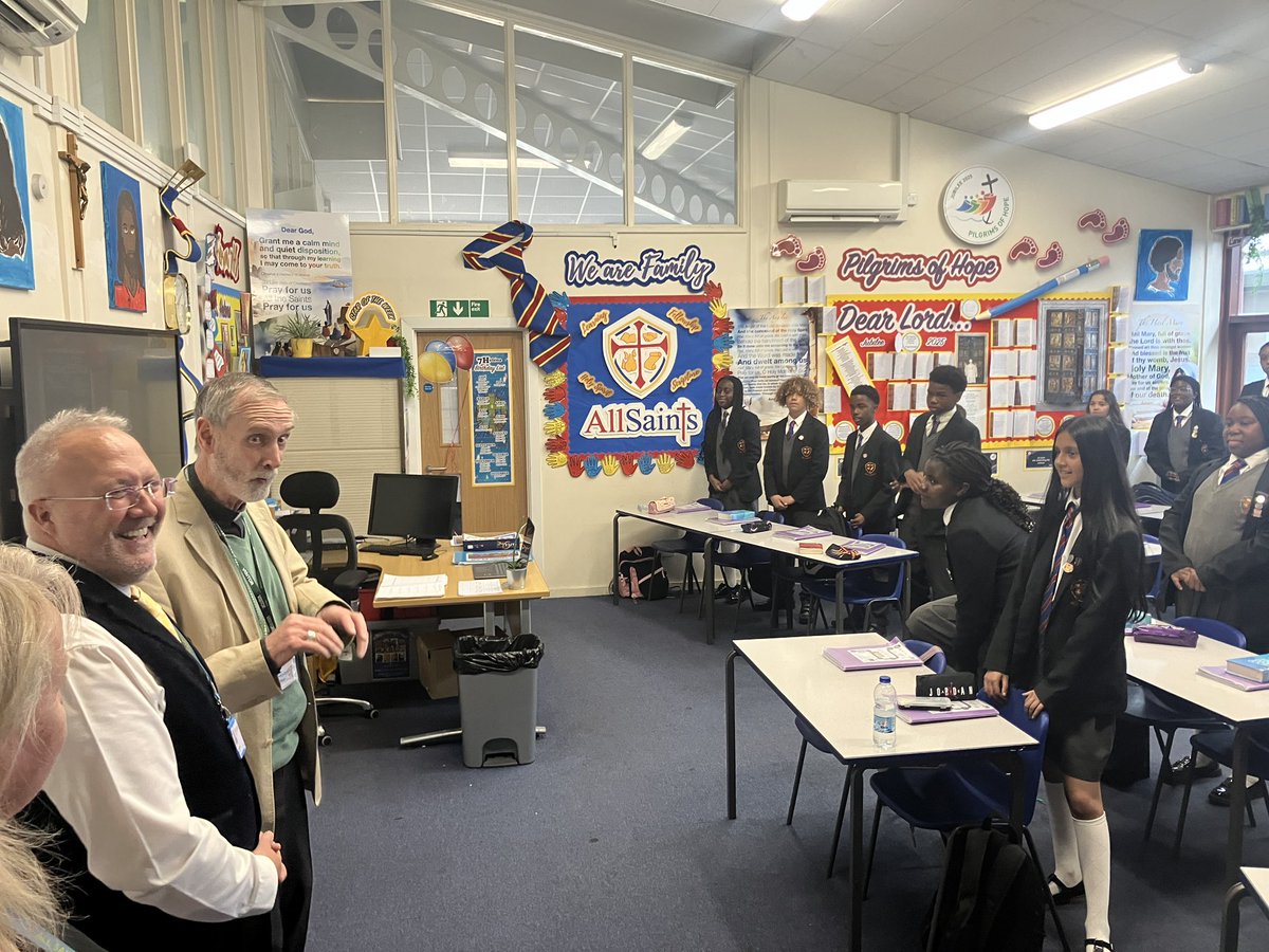 allsaintscsch's tweet photo. Meeting, learning and celebrating with Bishop Alan; the newest menber of the All Saints Society of St Joseph @BrentwoodRC @CathEdService @O_RomeroAward @CatholicHerald @CatholicUnionGB @catholicnews1 @AnnaMac0981 https://t.co/BZHM2ScmEV