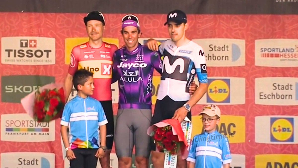 Cyclingtimenews's tweet photo. 🥇 Michael Matthews 🇦🇺
🥈 Magnus Cort 🇩🇰
🥉 Jon Barrenetxea 🇪🇸
#EschbornFrankfurt https://t.co/Sz0smHPWEH