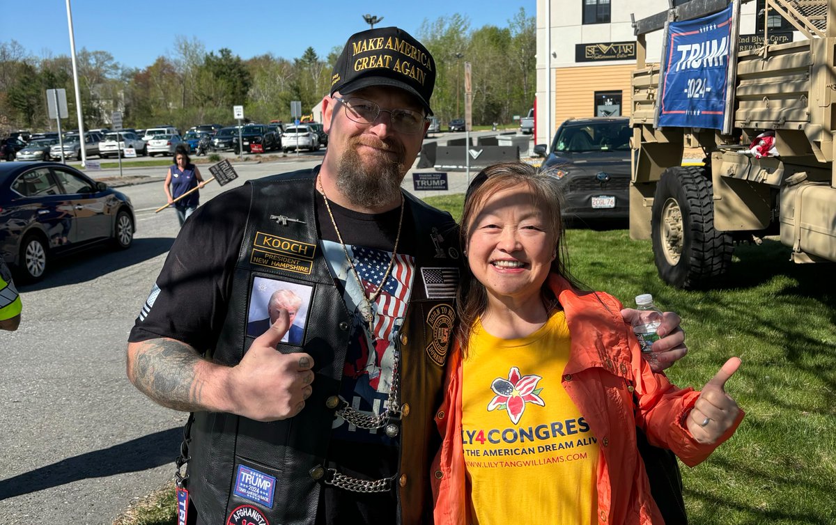 It truly is an honor to work with some of New Hampshires most passionate volunteers and activists in this historic NH MAGA movement! 

We are all NH4TRUMP!!!

Special thanks to Dave and Kim Abare &amp; family for hosting the largest New Hampshire flag wave to date, successfully