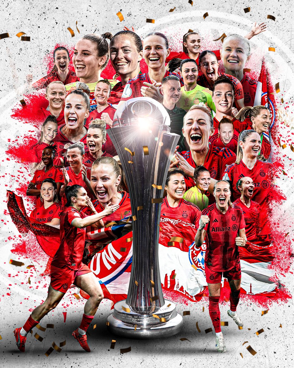 🏆 𝗣𝗢𝗞𝗔𝗟𝗦𝗜𝗘𝗚𝗘𝗥𝗜𝗡𝗡𝗘𝗡 𝟮𝟬𝟮𝟱🏆
 
#FCBayern #MiaSanMia #DOUB1E