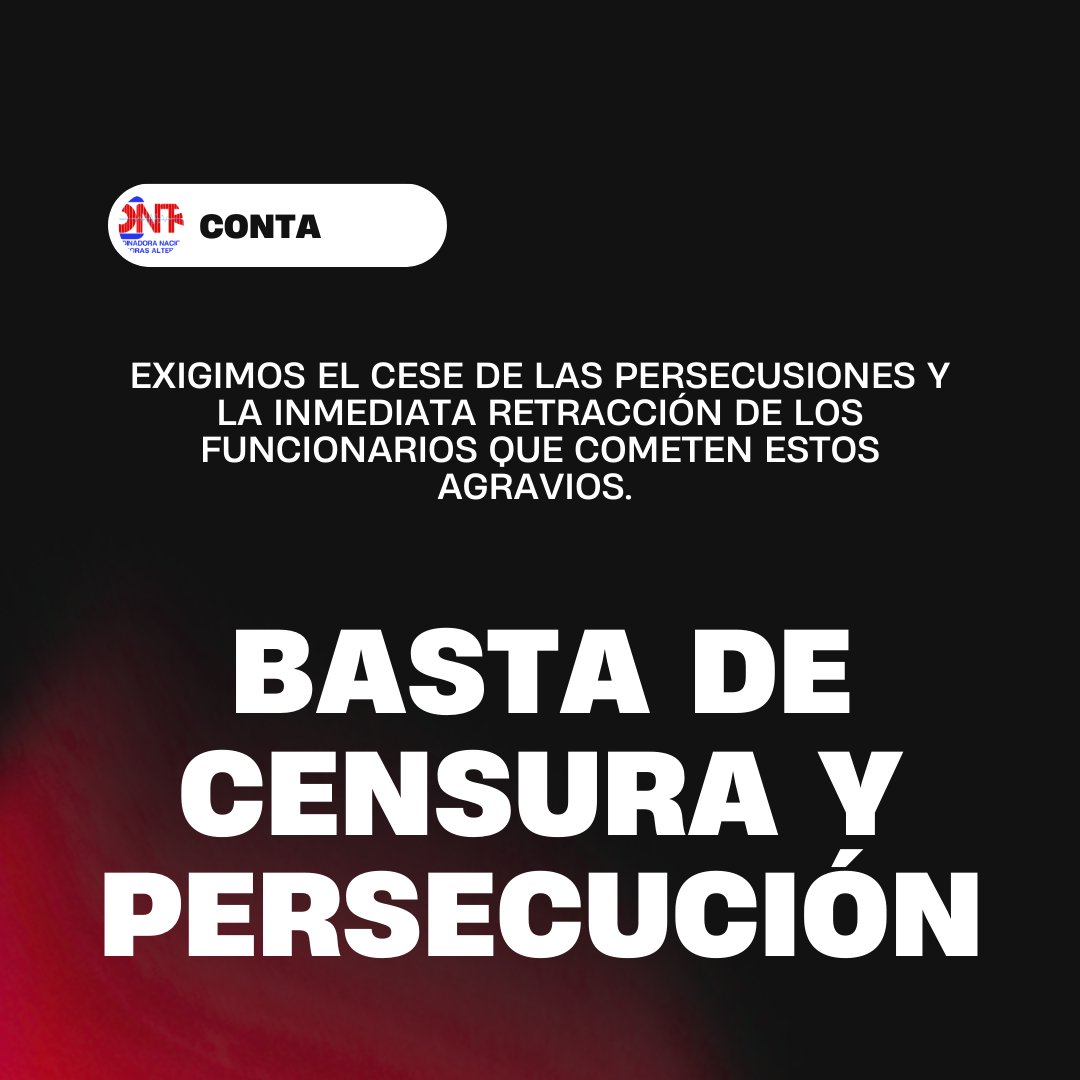 CONTÁ (@contateve) on Twitter photo Ante los atropellos sufridos a medios y fotoperiodistas compañeros, <a href="/tiempoarg/">Tiempo Argentino</a> <a href="/ElGritoDelSur/">El Grito Del Sur</a> exigimos... Ante los atropellos sufridos a medios y fotoperiodistas compañeros, <a href="/tiempoarg/">Tiempo Argentino</a> <a href="/ElGritoDelSur/">El Grito Del Sur</a> exigimos...