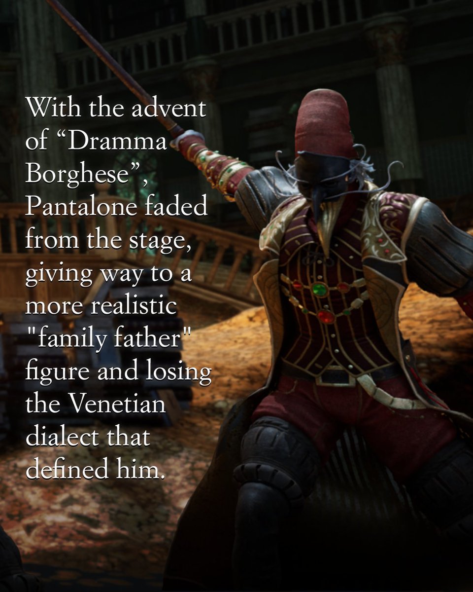 🎭 Maskless Ones, gather 'round! Unveil the truth Behind the Mask of Pantalone.
His origins hide secrets, his motives even more.
Will you trust the mask he wears, or the face beneath?
#EnotriaTheLastSong #Italy #ItalianFolklore