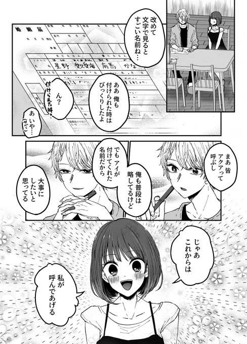 #アクかな 
婚姻届とフルネーム 