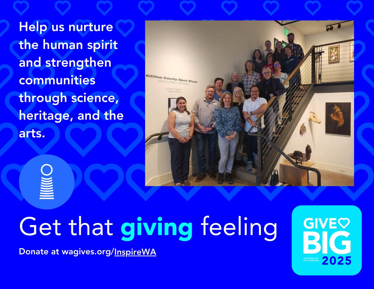 Washington's annual #GiveBIG event, in which donors show their support for their favorite nonprofits, is just around the corner! Please consider making a tax-deductible contribution to Inspire WA. Catch #ThatGivingFeeling and visit wagives.org/organization/I… now!