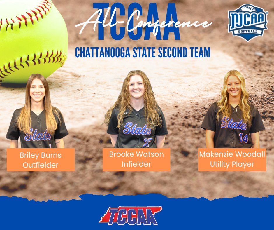 Tennessee Community College Athletic Association (@tccaasports) on Twitter photo Congratulations to these Lady Tigers for making <a href="/TCCAAsports/">Tennessee Community College Athletic Association</a> ALL TCCAA! <a href="/CS_Tigers_SB/">Chattanooga State Softball</a> <a href="/ChattStAthletic/">Chattanooga State Athletics</a> Congratulations to these Lady Tigers for making <a href="/TCCAAsports/">Tennessee Community College Athletic Association</a> ALL TCCAA! <a href="/CS_Tigers_SB/">Chattanooga State Softball</a> <a href="/ChattStAthletic/">Chattanooga State Athletics</a>