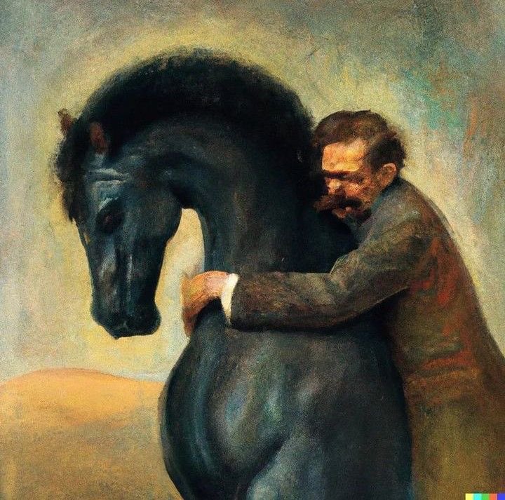 “İnsanı yıkıma götüren şey, zayıflığı değil, fazlasıyla güçlü oluşudur. Her şeyi gören, her şeyi duyan, her şeyi hisseden bir bilinç… Bu yüzden Nietzsche sustu. Atın gözünde yalnızca acıyı değil, tüm anlamların çöküşünü gördü.”