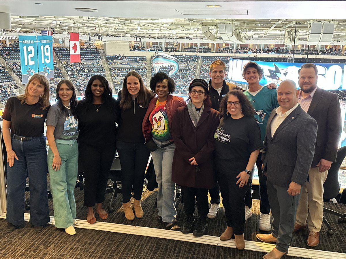 Proud to celebrate the close of the <a href="/SanJoseSharks/">San Jose Sharks</a> Foundation's #GoalsForKids season!  Funds raised will support our therapeutic art program, helping young patients find healing and expression. Thank you for making a difference!  #ThankfulThursday
