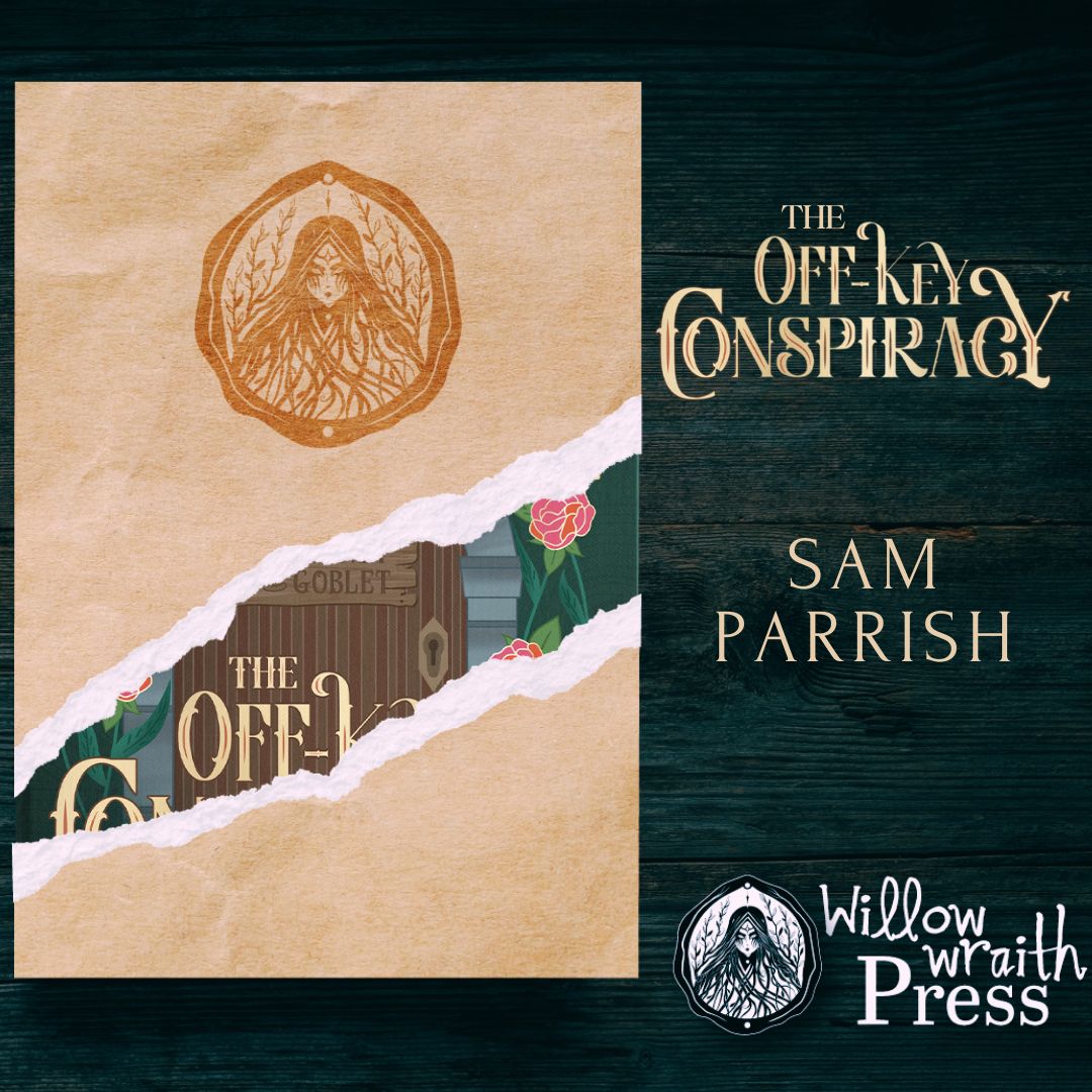 williamjadams3's tweet image. Willow Wraith Press has a new cover to reveal, one by my dear friend @sampwrites!

Here&apos;s her cover for her upcoming cozy fantasy, The Off-Key Conspiracy!