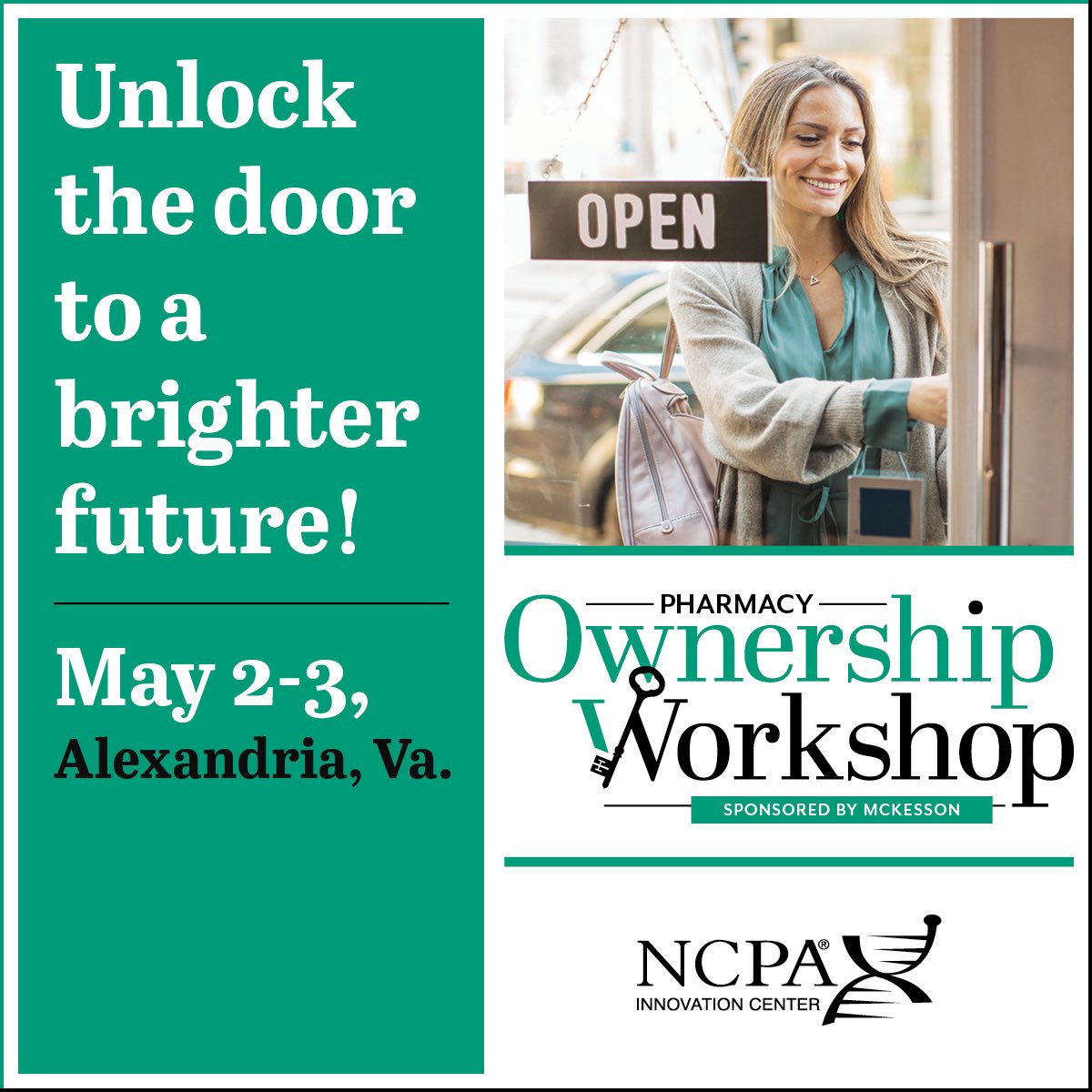 RxOwnership's tweet photo. Come listen to Chris and Kacey this weekend, at the @Commpharmacy Ownership Workshop, sponsored by @RxOwnership. Gain valuable insights and make connections as we deep dive into all things ownership. #experts #advisors #pharmacy #communitypharmacy #independentphar https://t.co/6glsD6oS5W
