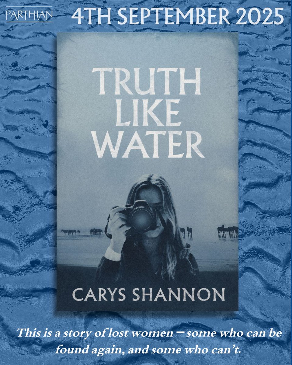 Delighted to see this cover reveal 💙💙!! Carys Shannon was shortlisted for <a href="/caledoniaaward/">CaledoniaNovelAward</a> 2021 with #TruthLikeWater, which we loved!  Available to preorder from Parthian Books - more details here 👇#writingcommunity

carysshannon.com