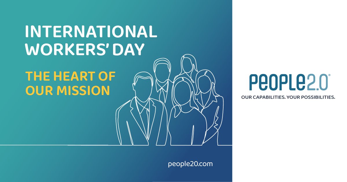 People2o's tweet image. On International Workers&apos; Day, we honor our global team and the 150,000+ professionals we support yearly. We&apos;re proud to advance fair employment and create opportunities across borders. Today, we celebrate everyone in the talent ecosystem. 

#WorkersDay #GlobalWorkforce