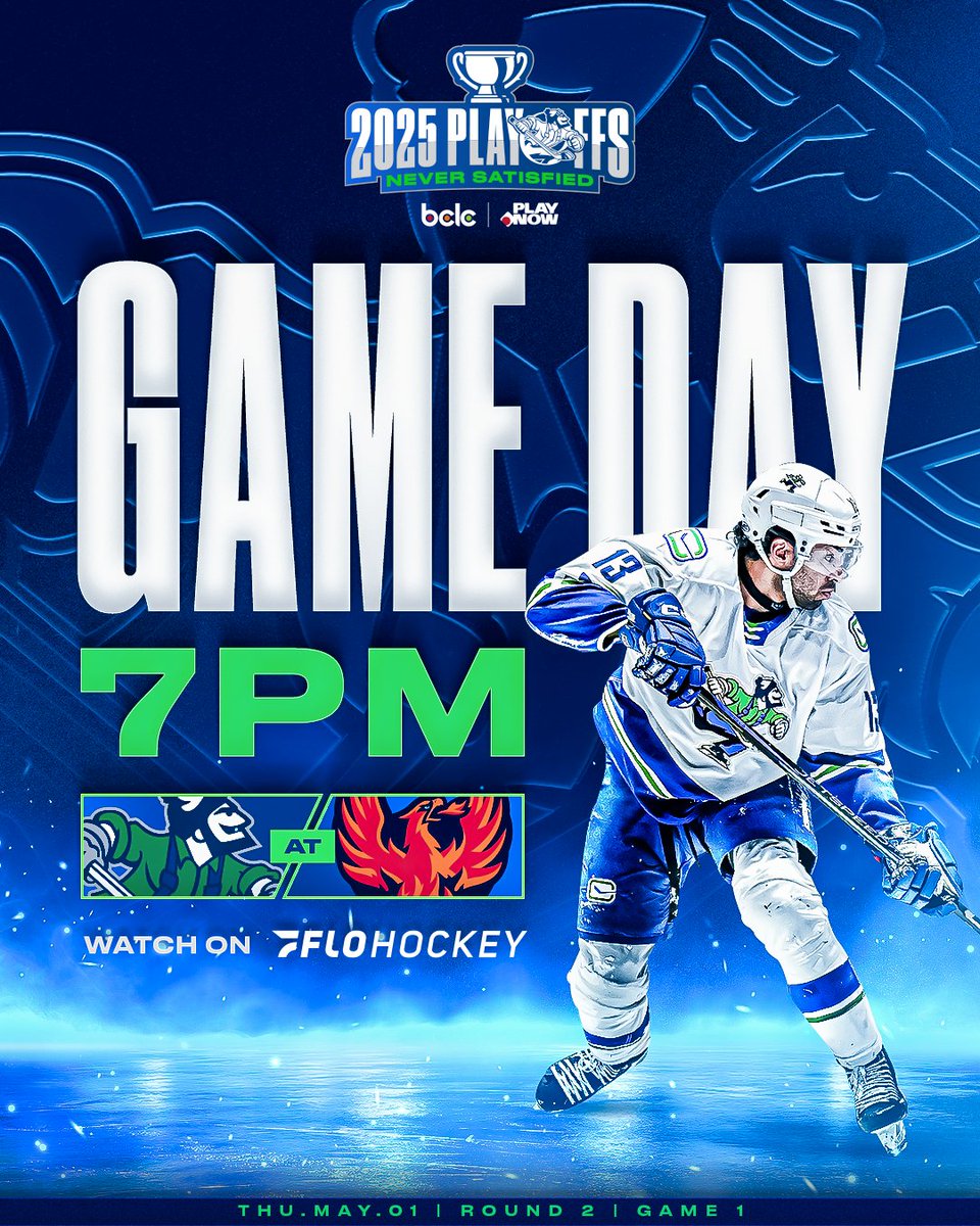 abbycanucks's tweet photo. ROUND 2 STARTS TONIGHT βΌοΈ
β° | 7:00 PM
π| Acrisure Arena
π | @Firebirds
π | https://t.co/8VGqmHWsHD
πΊ | https://t.co/HUVZm7aSFK
π» | Sportsnet 650 https://t.co/mTo8jHWfCF