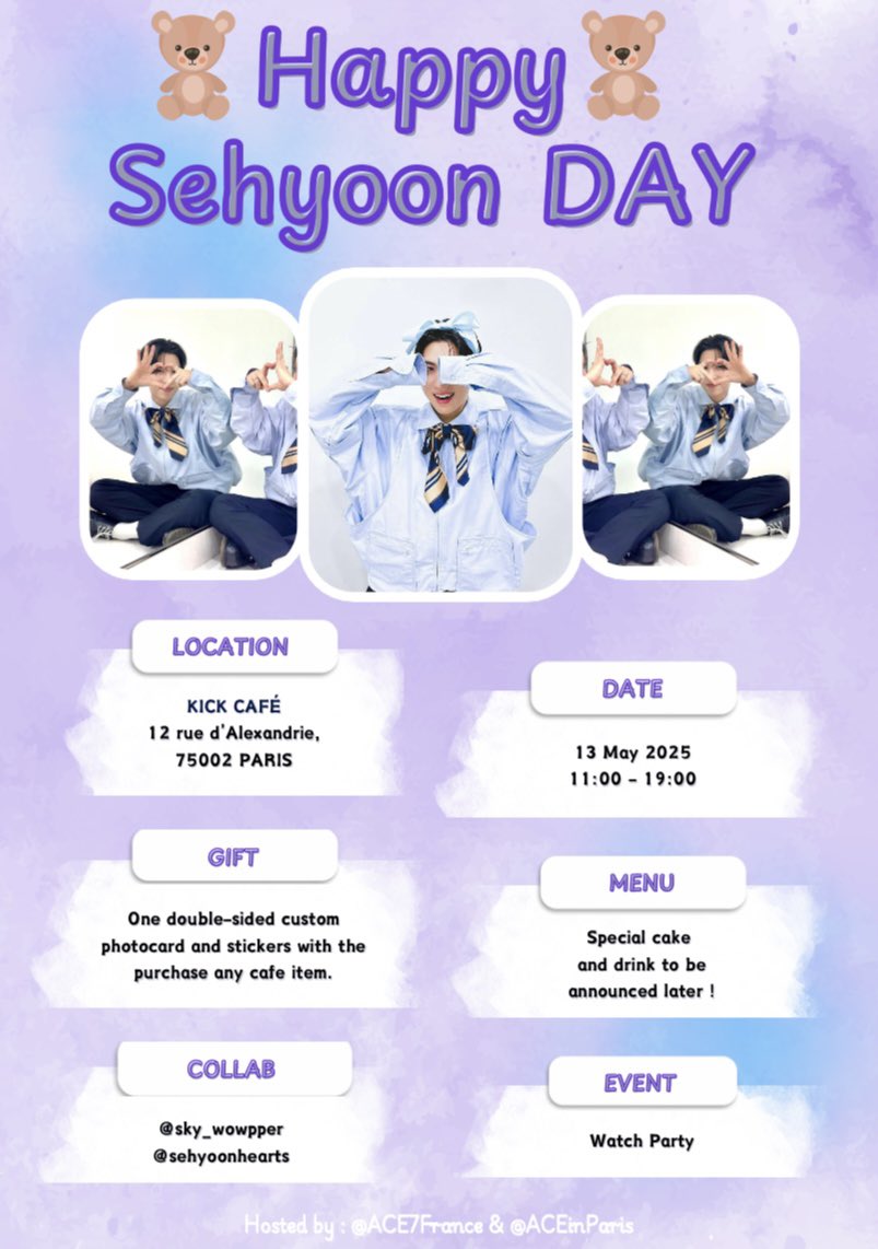 A.C.E in Paris 🥖💌 tweet media