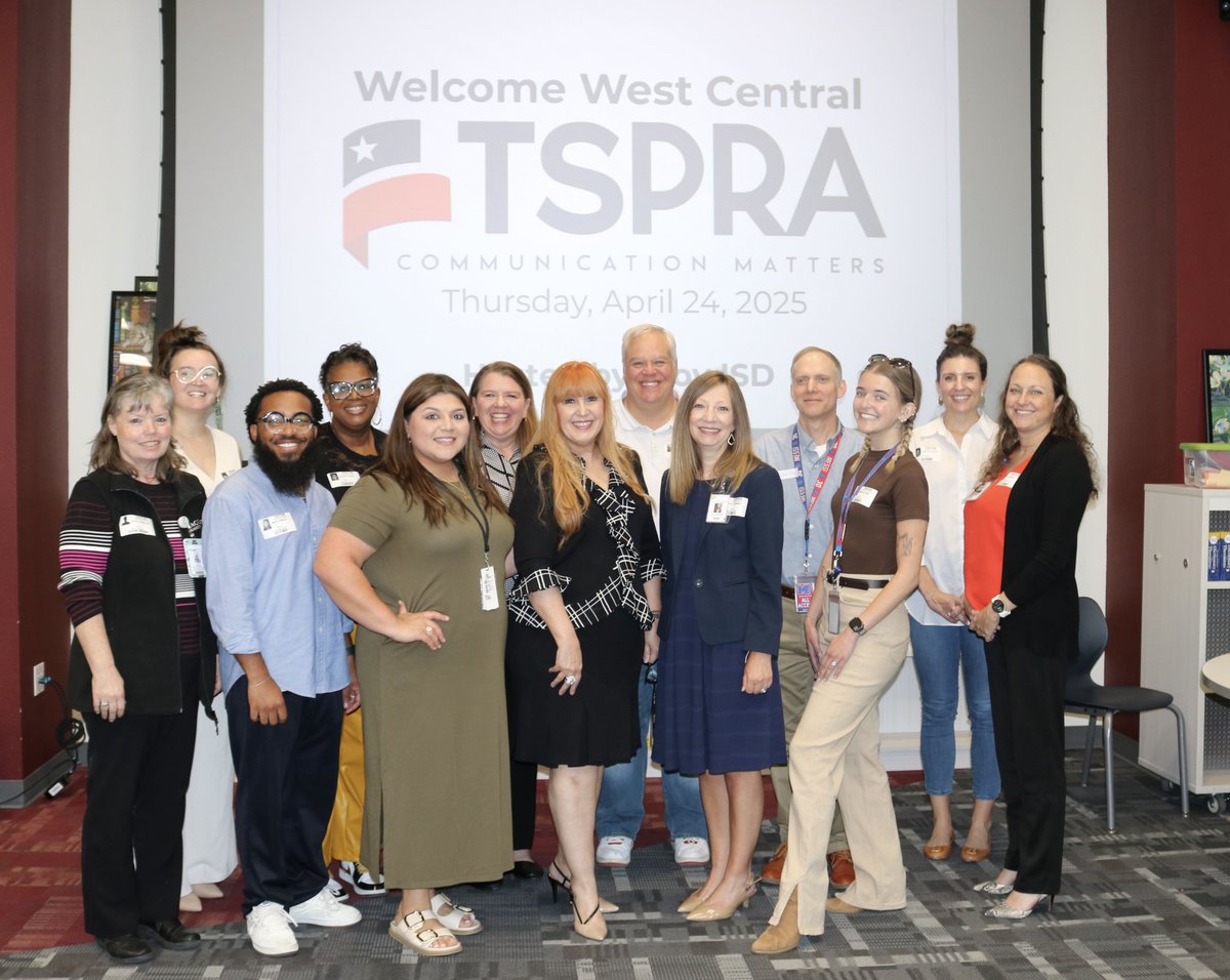 Behind every school PR pro is a story. West Central members gathered for a regional meeting, hosted by Troy ISD, to celebrate School Public Relations Day and share how they got their start in school PR! #TSPRAMembersGetMore