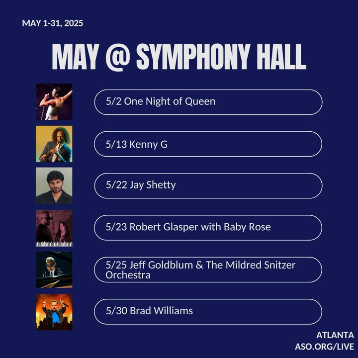 May has arrived, ATLiens! We have shows for everyone this month, from jazz to comedy and everything in between! Click the link in our bio for the full calendar now. ⚡️