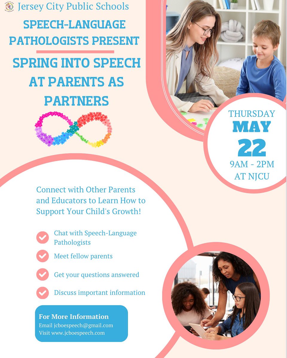 We cordially invite you to attend the Spring into Speech at Parents as Partners on May 22, presented by the Speech–Language Pathologist.
